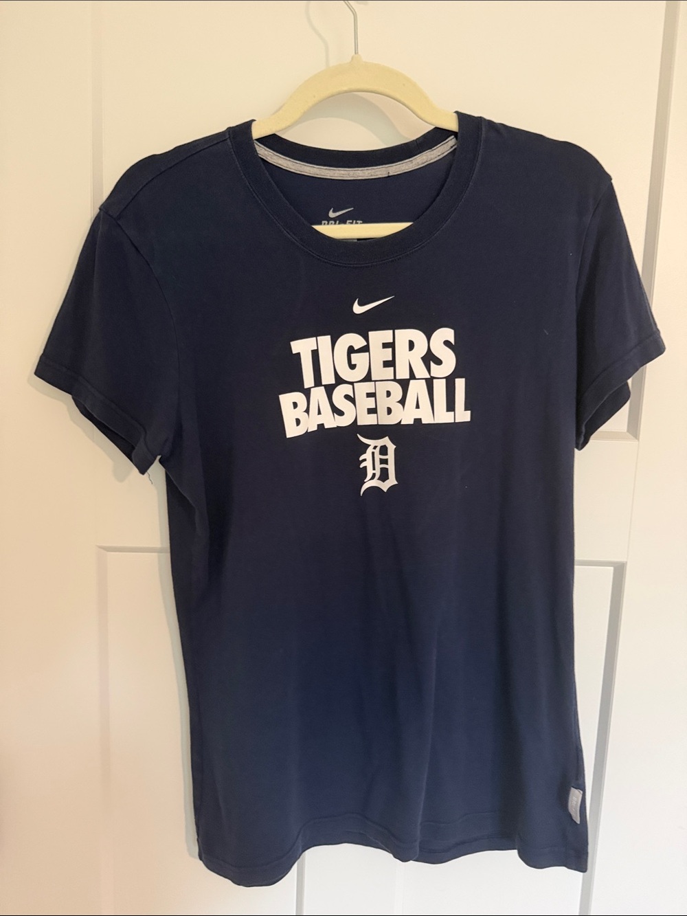 Nike Navy Blue 'Tigers Baseball' Graphic Tee